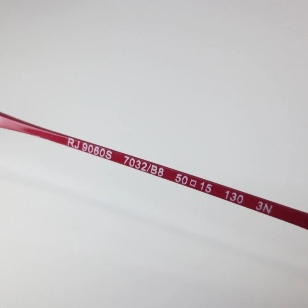 Ray Ban Junior RJ 9060S 7032/B8 Erika Clear Pink Round Sunglasses 50-15 130